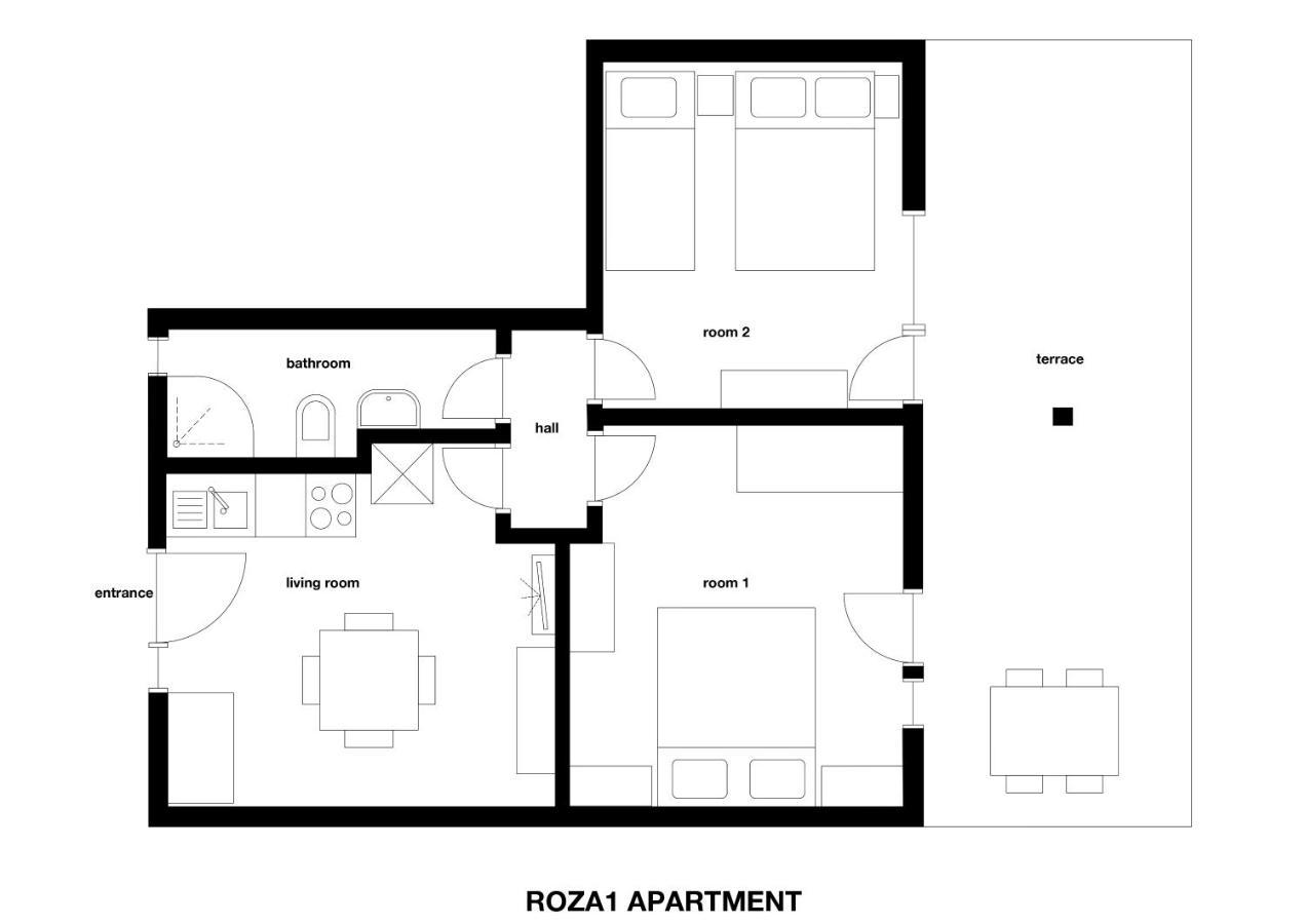 Apartments M&R Spadina Vodice Buitenkant foto